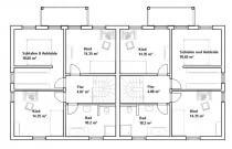 Zweifamilienhaus Vital ZFH STD 260 V2 als Effizienzhaus 70 von MS Fertighaus GmbH